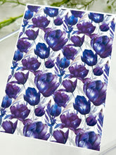 Load image into Gallery viewer, Transfer Paper 285 Purple Tulips | Image Water Transfer
