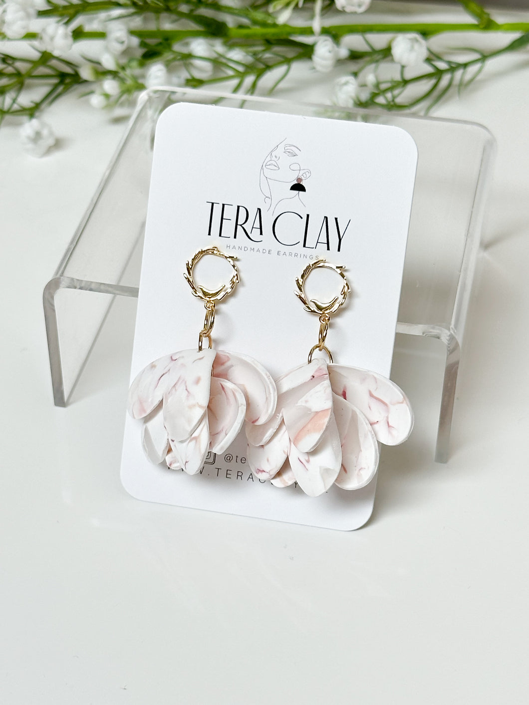 The Chunky Flower Dangles (One-of-a-kind)