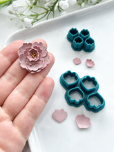 Load image into Gallery viewer, Petal Cluster Duo #1 Polymer Clay Cutters
