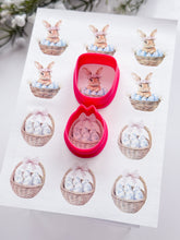 Load image into Gallery viewer, Transfer Paper 458 Bunny &amp; Egg Basket | Image Water Transfer
