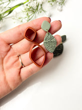 Load image into Gallery viewer, Rhombus Rounded Duo Dangle Polymer Clay Cutter
