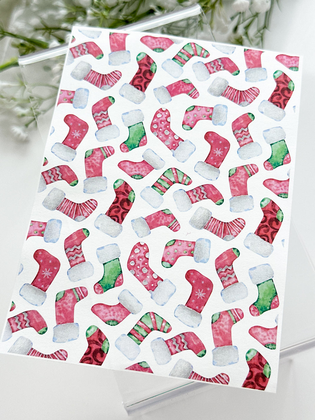 Transfer Paper 386 Christmas #2  | Image Water Transfer