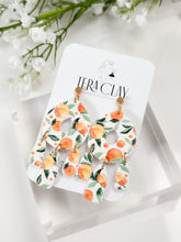 Load image into Gallery viewer, The Orange Fruit Quadruple Dangles (also in silver)
