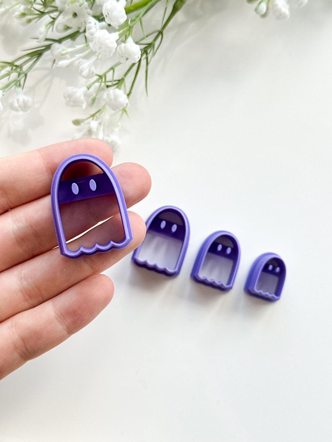 Ghost Detailed Polymer Clay Cutter