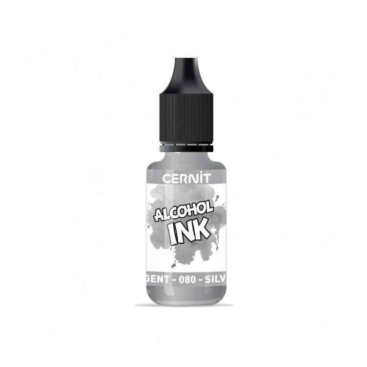 Cernit Alcohol Ink - Silver 080 (20ml.)