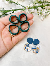 Load image into Gallery viewer, Duo Organic Rounded Dangle Polymer Clay Cutter Set
