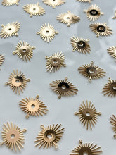Load image into Gallery viewer, 18K Gold Plated Large Sun Connector | Nickel Free
