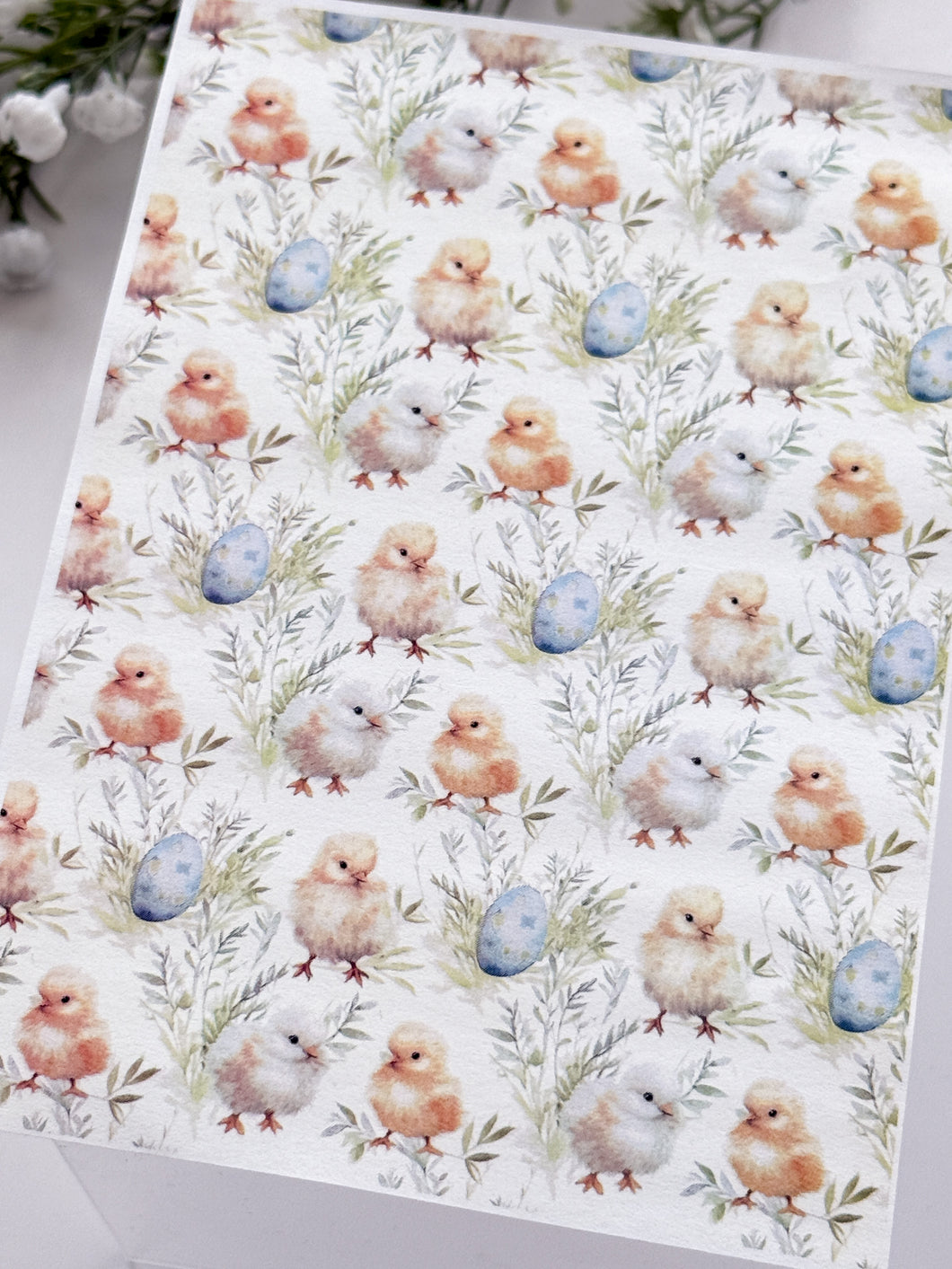 Transfer Paper 469 Easter Chicks | Image Water Transfer