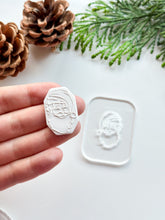 Load image into Gallery viewer, Santa Festive Acrylic Texture Tile | Acrylic Embossing Stamp
