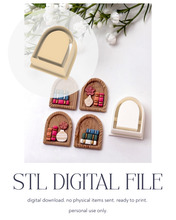 Load image into Gallery viewer, -STL Digital File- Bookshelf Arch Single Polymer Clay Cutter PCC1820
