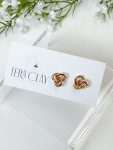 Load image into Gallery viewer, Gold-Plated Knot Studs
