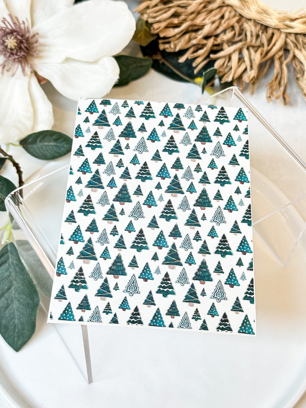 Transfer Paper 213 Christmas Trees | Image Water Transfer