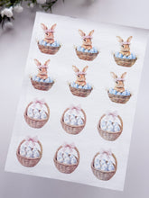 Load image into Gallery viewer, Transfer Paper 458 Bunny &amp; Egg Basket | Image Water Transfer
