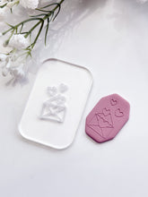 Load image into Gallery viewer, Love Letter Acrylic Texture Tile | Acrylic Embossing Stamp
