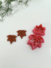 Load image into Gallery viewer, Fall Maple Leaf 2025 Polymer Clay Cutter
