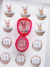 Load image into Gallery viewer, Transfer Paper 458 Bunny &amp; Egg Basket | Image Water Transfer
