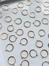 Load image into Gallery viewer, 18K Gold Plated Circle Bezel Pendant with One Hole
