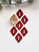 Load image into Gallery viewer, Rhombus Skinny Donut Polymer Clay Cutter
