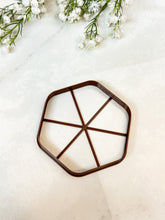 Load image into Gallery viewer, Hexagon Trinket Dish Polymer Clay Cutter
