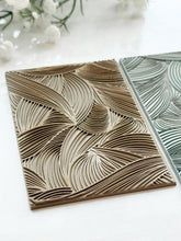 Load image into Gallery viewer, Wavy Swirls #2 Rubber Texture Mat for Polymer Clay
