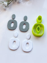 Load image into Gallery viewer, Duo Organic Donut Set with Drill Guides Polymer Clay Cutters
