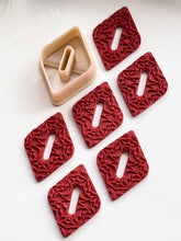 Load image into Gallery viewer, Rhombus Skinny Donut Polymer Clay Cutter
