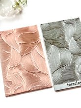 Load image into Gallery viewer, Wavy Swirls Rubber Texture Mat for Polymer Clay
