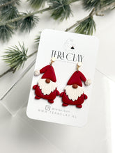 Load image into Gallery viewer, The Festive Gnome Dangles (also in silver)
