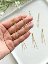 Load image into Gallery viewer, 18K Gold Plated Chain Tassel Pendant with One Hole
