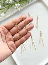 Load image into Gallery viewer, 18K Gold Plated Chain Tassel Pendant with One Hole
