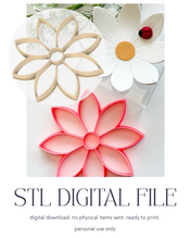 Load image into Gallery viewer, -STL Digital File- Daisy #3 Trinket Dish/Coaster Clay Cutter PCC1806

