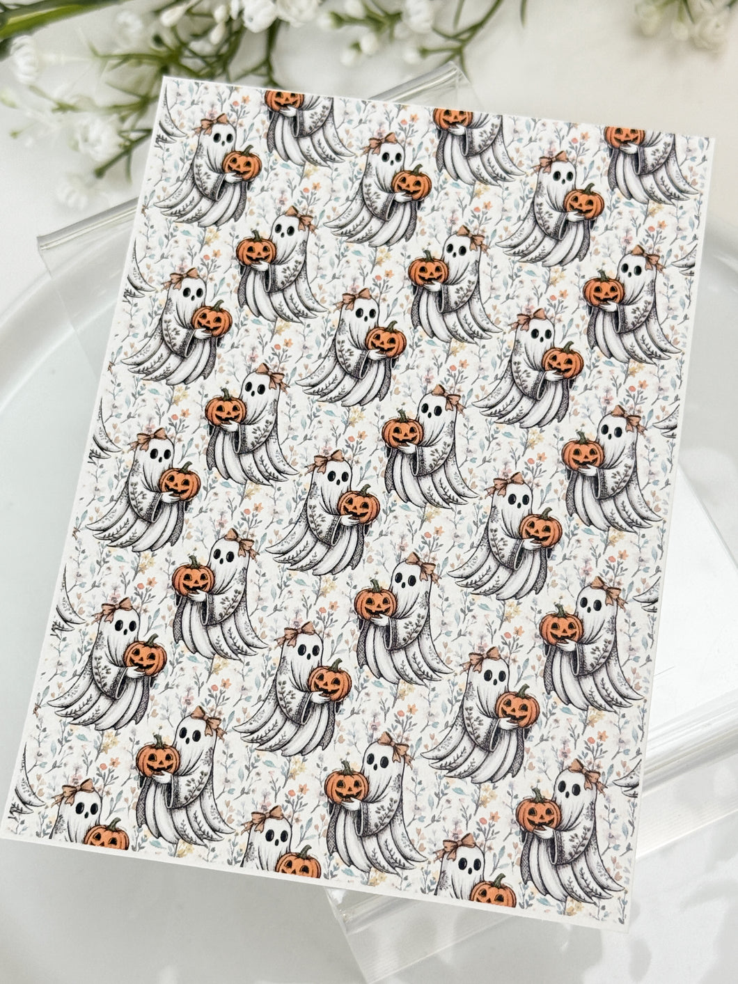 Transfer Paper Sheet 532 Coquette Ghosts| Image Water Transfer