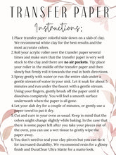 Load image into Gallery viewer, Transfer Paper Sheet 520 Butterflies | Image Water Transfer

