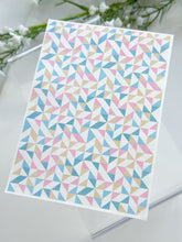 Load image into Gallery viewer, Transfer Paper 263 Pastel Triangles | Image Water Transfer
