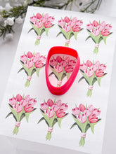 Load image into Gallery viewer, Transfer Paper 459 Tulip Bouquet | Image Water Transfer
