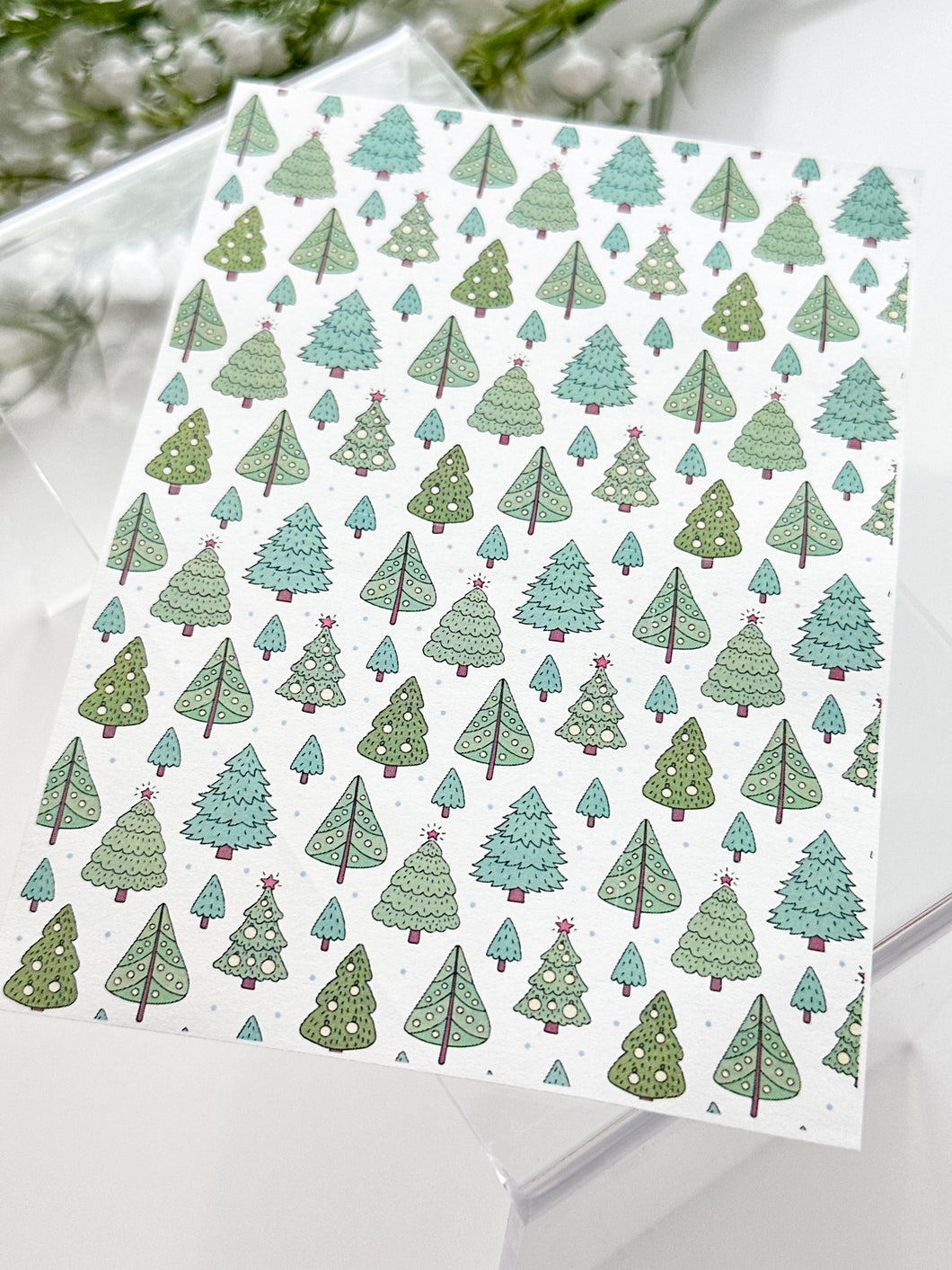 Transfer Paper 388 Christmas #4  | Image Water Transfer