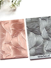 Load image into Gallery viewer, Wavy Swirls Rubber Texture Mat for Polymer Clay
