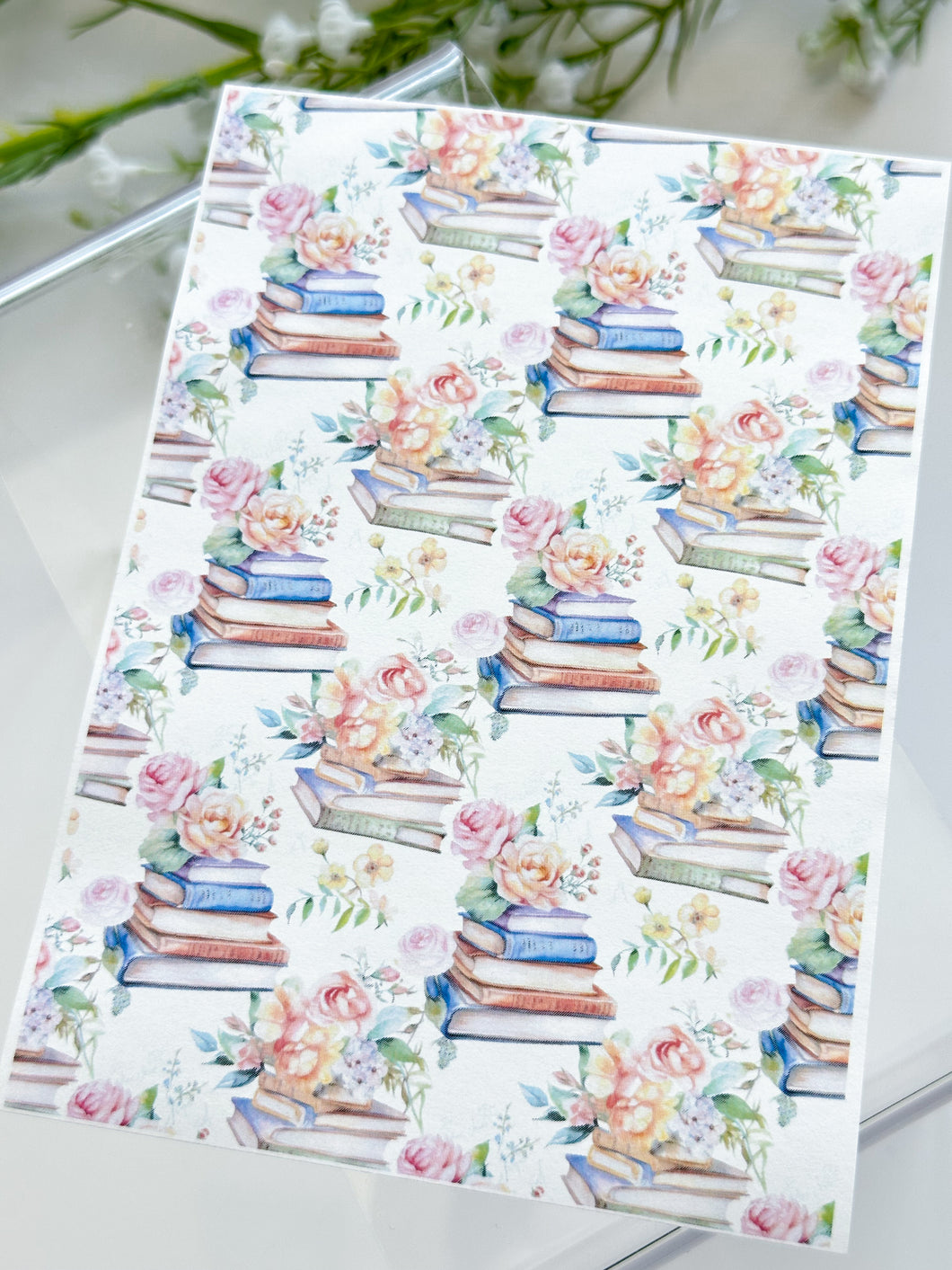 Transfer Paper 296 Books #3 | Image Water Transfer