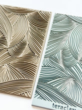 Load image into Gallery viewer, Wavy Swirls #2 Rubber Texture Mat for Polymer Clay
