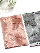 Load image into Gallery viewer, Wavy Swirls Rubber Texture Mat for Polymer Clay
