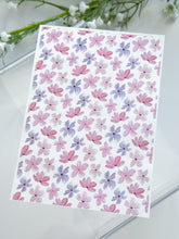 Load image into Gallery viewer, Transfer Paper 264 Pencil Flowers | Image Water Transfer
