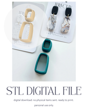 Load image into Gallery viewer, -STL Digital File- Geometric Dangle Set Polymer Clay Cutters PCC1500
