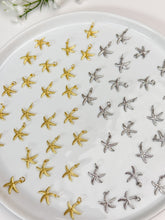 Load image into Gallery viewer, 18K Gold/Platinum Plated Starfish Charm/Pendant
