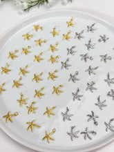 Load image into Gallery viewer, 18K Gold/Platinum Plated Starfish Charm/Pendant
