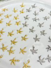 Load image into Gallery viewer, 18K Gold/Platinum Plated Starfish Charm/Pendant

