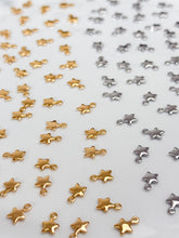 Load image into Gallery viewer, 18K Gold/Platinum Plated Tiny Star Charm/Pendant
