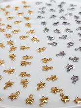 Load image into Gallery viewer, 18K Gold/Platinum Plated Tiny Star Charm/Pendant
