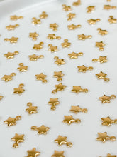 Load image into Gallery viewer, 18K Gold/Platinum Plated Tiny Star Charm/Pendant
