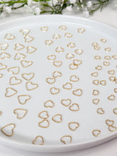 Load image into Gallery viewer, 18K Real Gold Plated Thin Heart Bezel Charm
