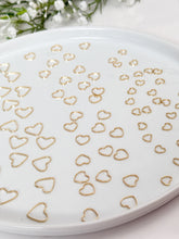 Load image into Gallery viewer, 18K Real Gold Plated Thin Heart Bezel Charm
